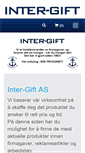 Mobile Screenshot of inter-gift.no